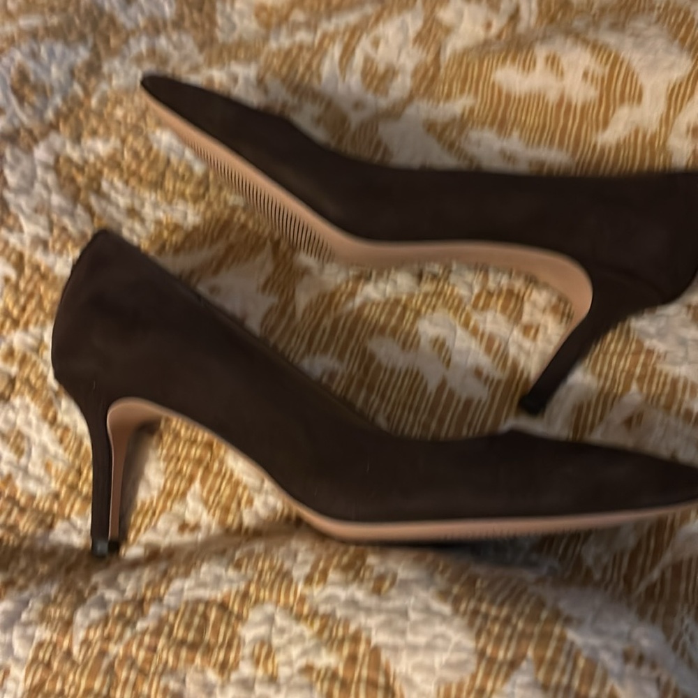 Lauren by Ralph Lauren Women's Lanette Suede Kitten Heels Pump Size 6 No Box - Picture 4 of 9